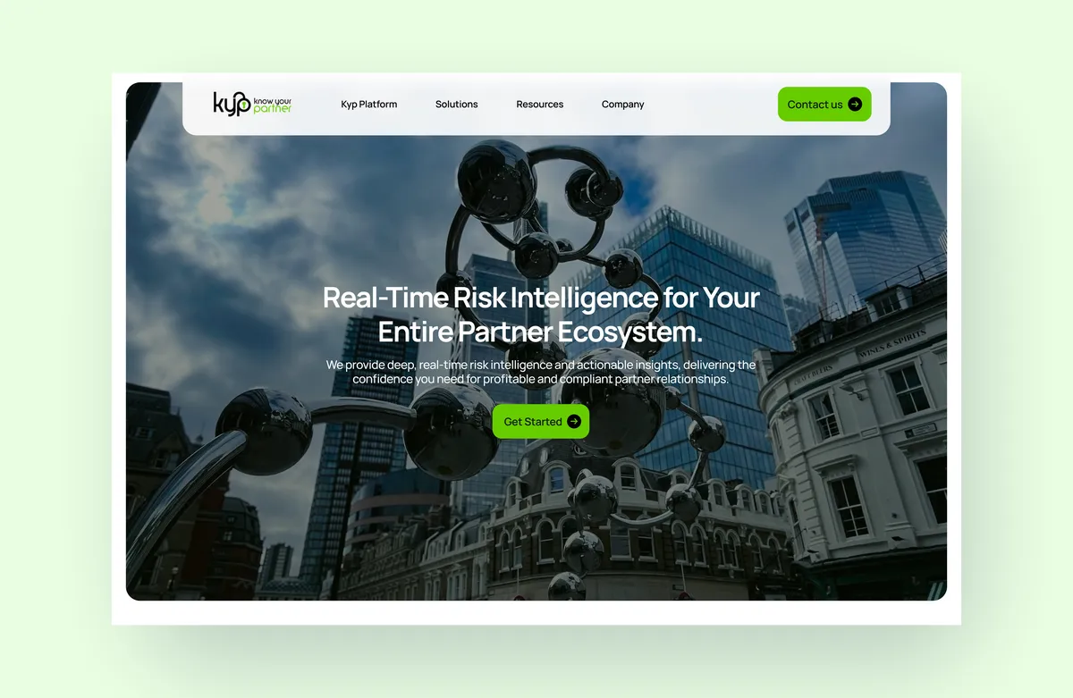 RSA Risk Management platform landing page